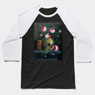 Skull & Roses Baseball T-Shirt